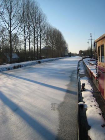 frozen in